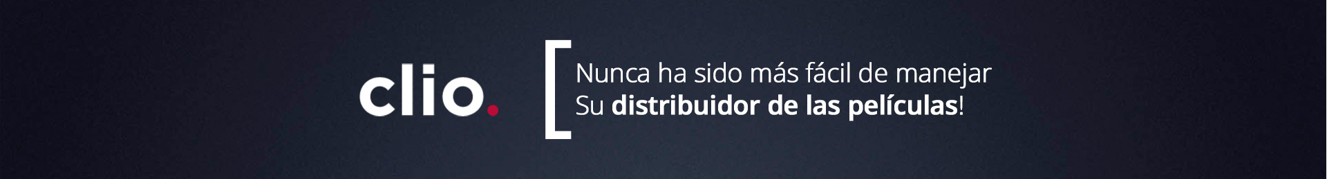 Clio - Nunca ha sido más fácil de manejar Su distribuidor de las películas!