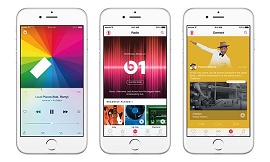 Telas do serviço Beats1